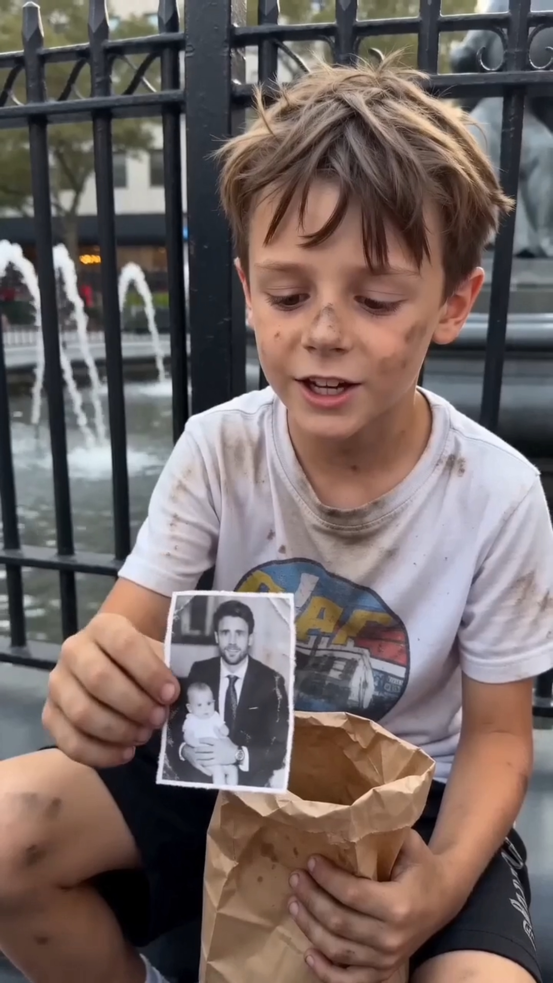 The Homeless Boy with His Eyes