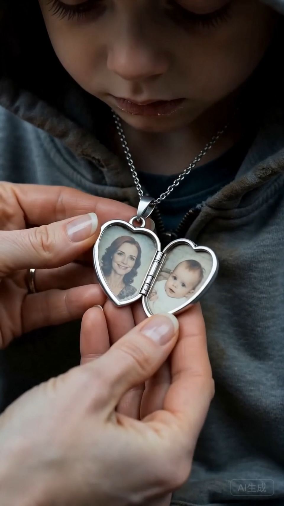The Boy Wearing Her Missing Son's Necklace