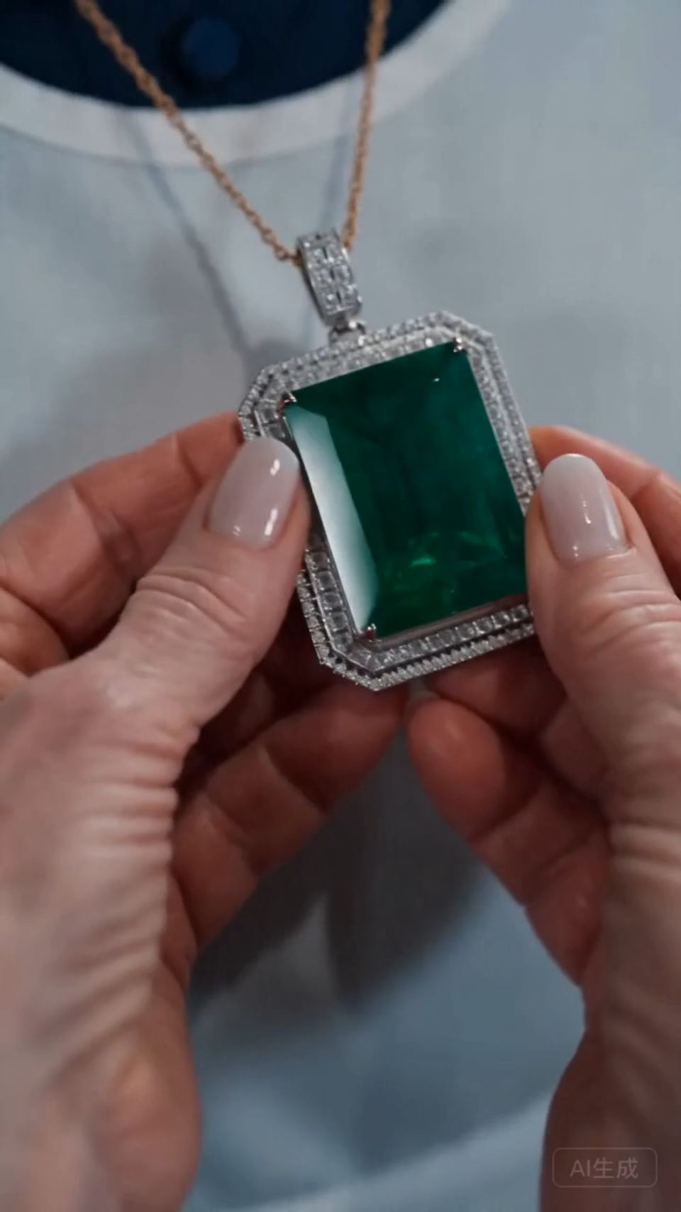 The Maid Wearing Her Lost Daughter's Necklace