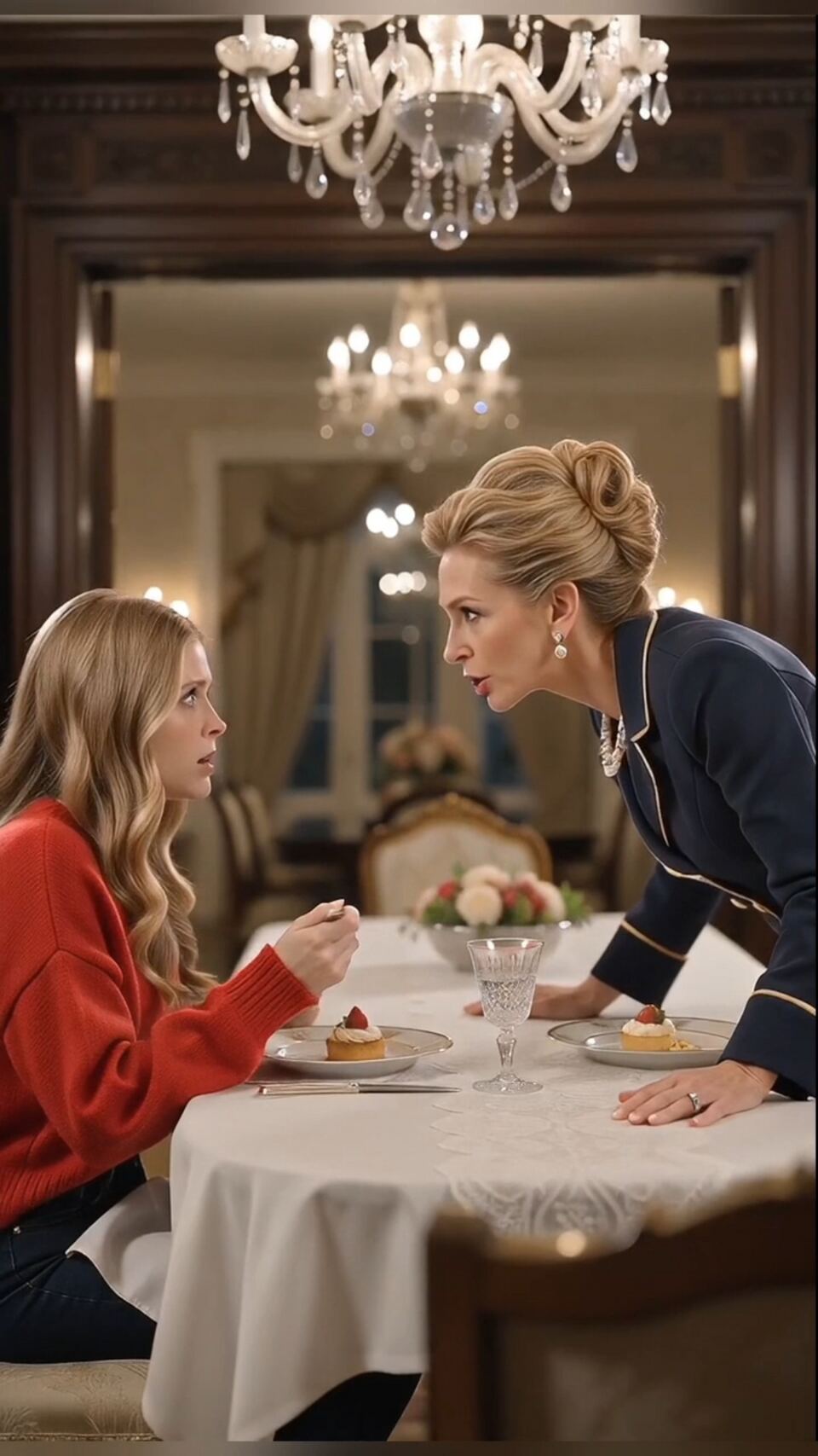 The Fake Daughter at Dinner