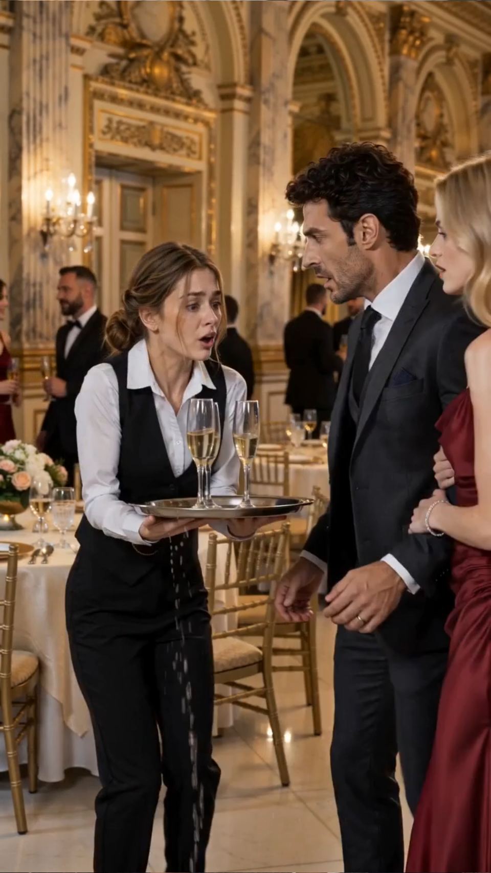 He Called the Waitress His Wife at the Gala
