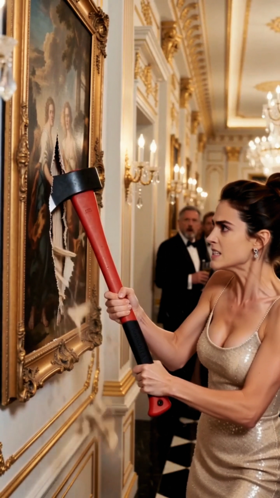 She Smashed the Portrait at Her Own Engagement Ball
