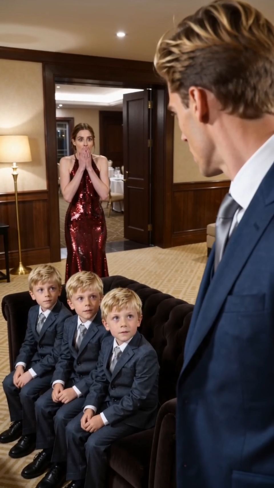 He Saw Three Boys Who Had His Face