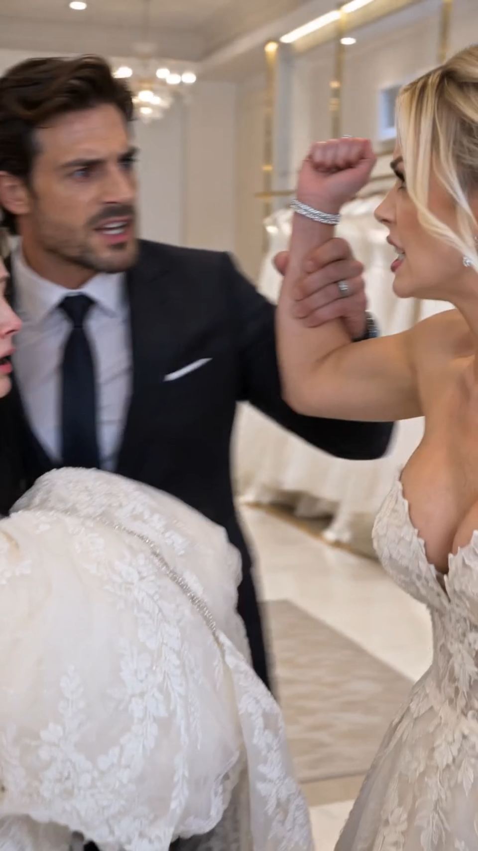 He Stopped His Fiancée's Hand and Claimed the Salesgirl as His Wife