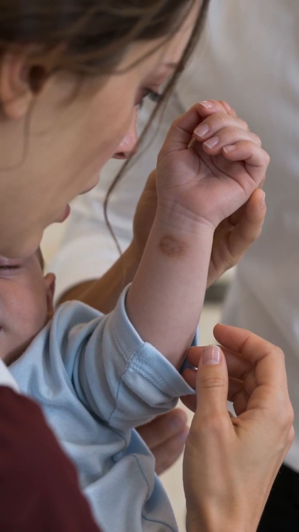 The Baby Who Stopped Crying in the Maid's Arms