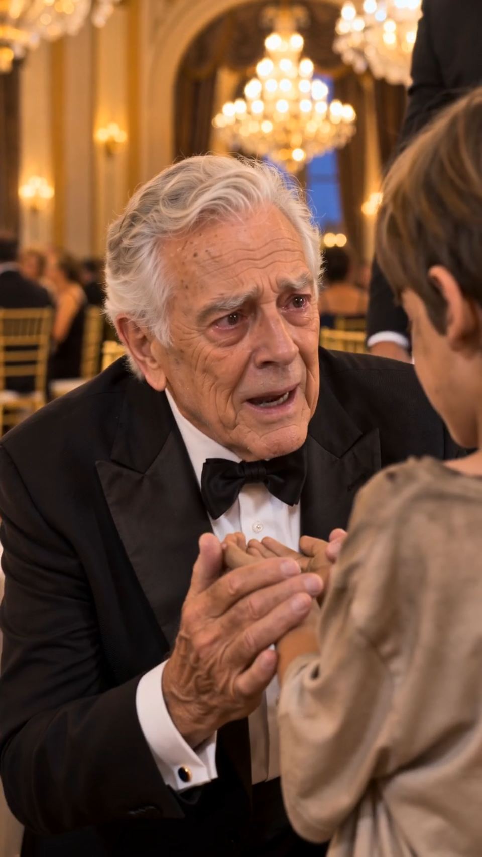 El Niño Del Anillo Azul En La Cena Del Magnate