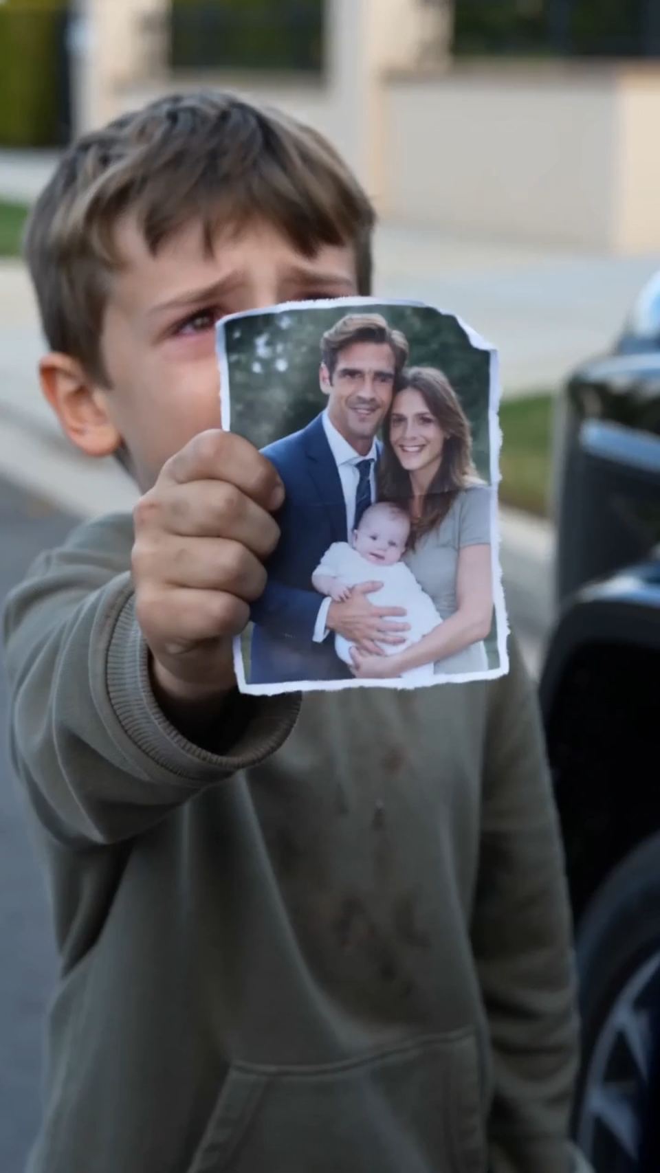 He Smashed the SUV Window and Handed Him a Family Photo