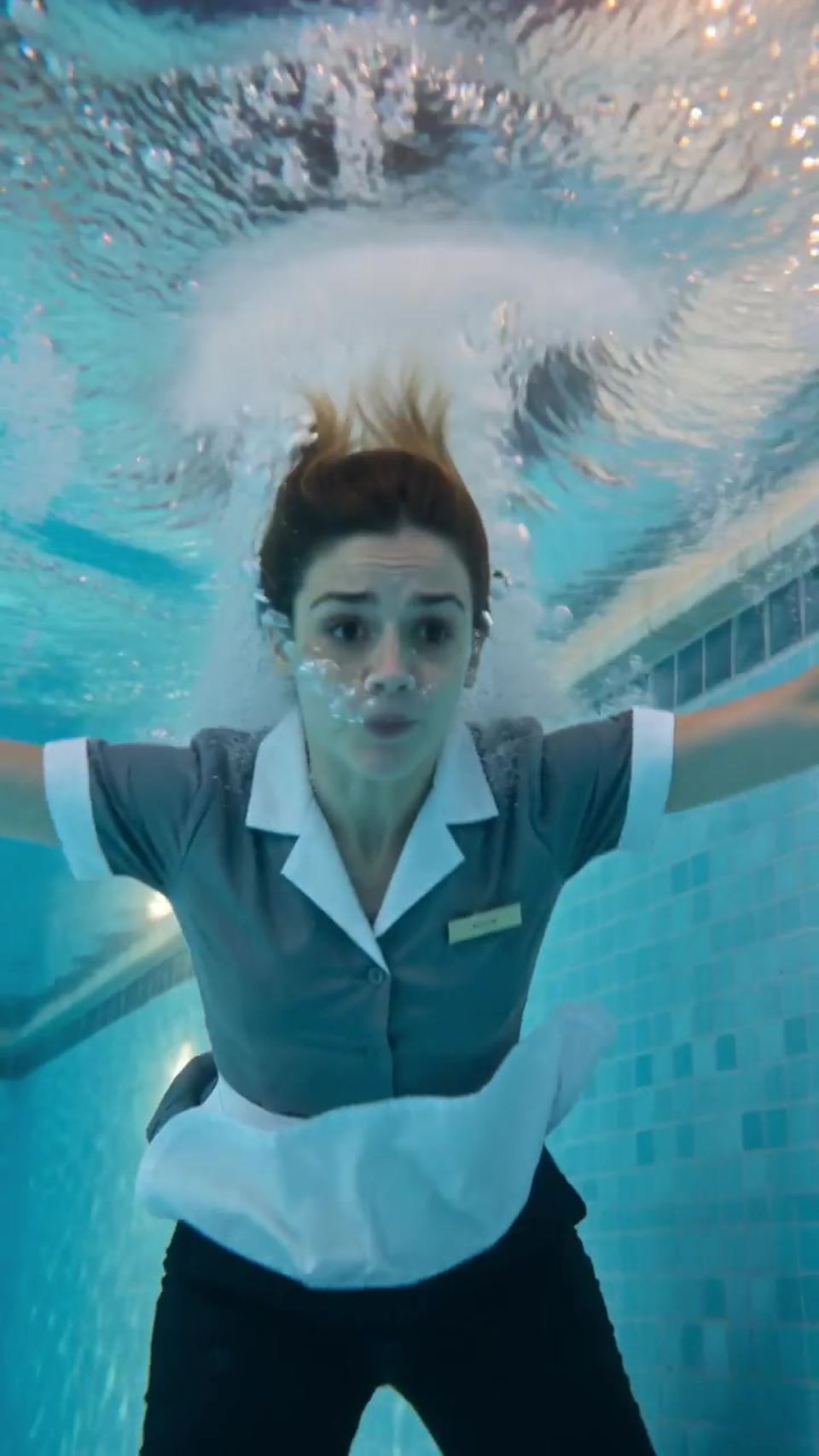 The Waitress He Pushed Into the Pool